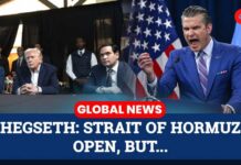 Pete Hegseth: Only Thing Blocking Transit in Strait of Hormuz