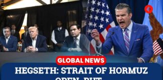 Pete Hegseth: Only Thing Blocking Transit in Strait of Hormuz