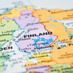 Europe’s Far-Right Faces Trump Dilemma Close-up of a map highlighting Finland.