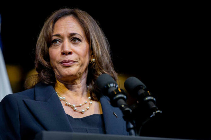 Woman speaking at a podium in professional attire