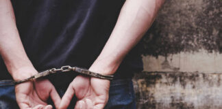 man in handcuffs