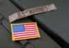 Marines’ Readiness Gamble Sparks Pentagon Jitters U.S. Marines patch and American flag patch.