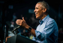 ‘Obamalisk’ Backlash — Monumental Ego Sparks Chicago Uproar Smiling man speaking at a podium