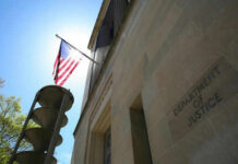 Philly Pushes—DOJ Strikes Back HARD United States flag Department of Justice building exterior