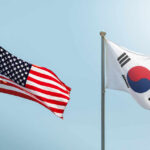 South Korea’s ‘left turn’ sparks U.S. alliance concerns Flags of the United States and South Korea waving in the wind