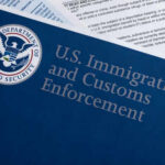 US Immigration and Customs Enforcement document folder