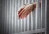 Registry Roundup Nails Town Manager Hopeful handcuffed hands resting through prison bars