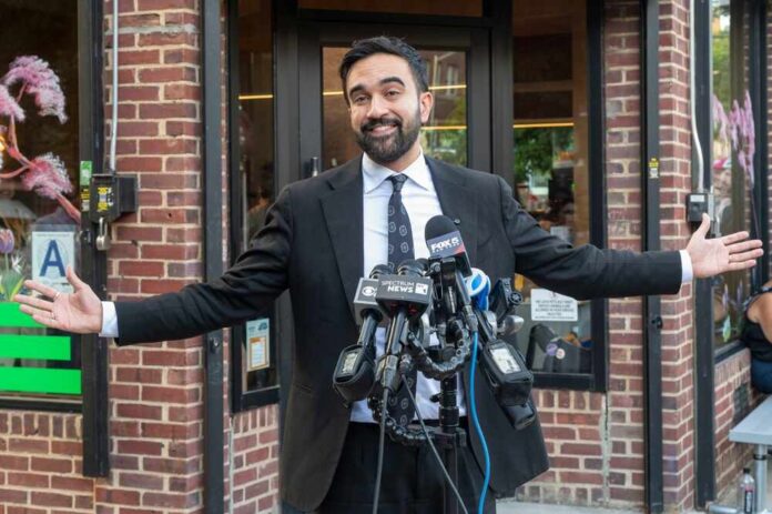 Democratic,New,York,City,Mayoral,Candidate,Zohran,Mamdani,Appears,At