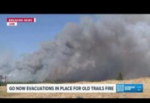 Evacuations in place for large wildfire burning quickly in northwest Spokane