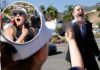 Parent Pushes Kid Into MAGA Crossfire Mom Encourages Children to Give the Finger to Trump Supporters in Foul Mouthed Tangent