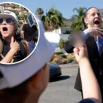 Parent Pushes Kid Into MAGA Crossfire Mom Encourages Children to Give the Finger to Trump Supporters in Foul Mouthed Tangent