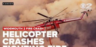 Helicopter crashes while fighting massive Widemouth 2 Fire in central Utah