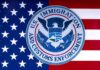 Vetting Meltdown? ICE Badge Despite Violent Past U.S. Immigration and Customs Enforcement seal over American flag