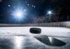 Heat Protocols Ignored? ASU Scrambles Hockey puck skimming across ice under arena lights