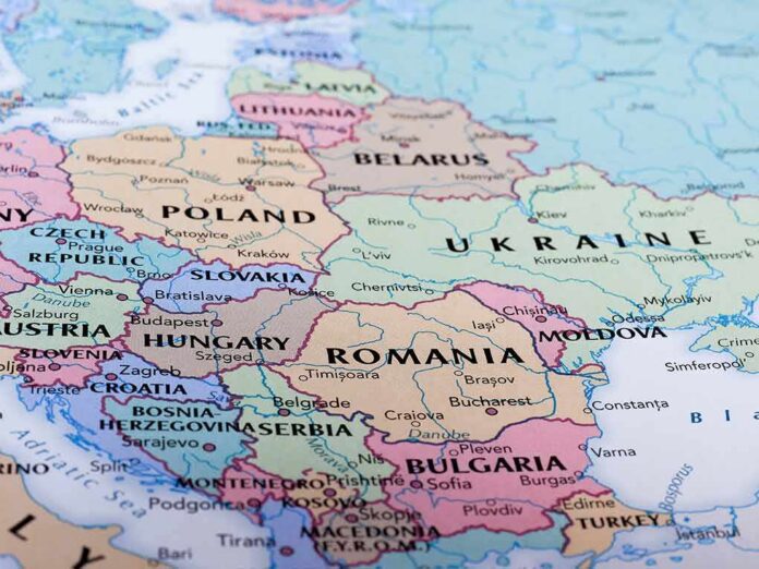 shutterstock_424807234 Political map of Eastern Europe highlighting countries and borders