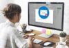 Personal Intelligence, Personal Risk – Google Cracks Inbox Wall Woman using desktop computer with email warning popup